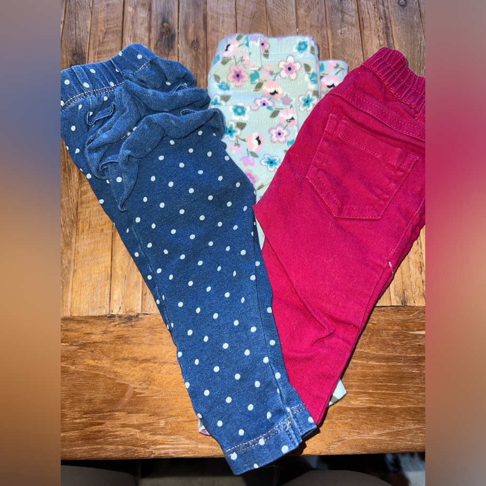 0-3 baby girl pants